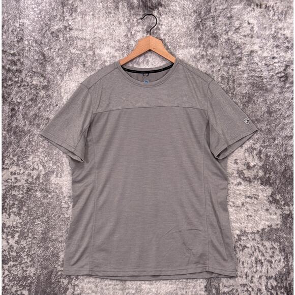 Kuhl Engineered Shirt Large Mens Gray Crewneck Athletic Tee - Picture 1 of 9